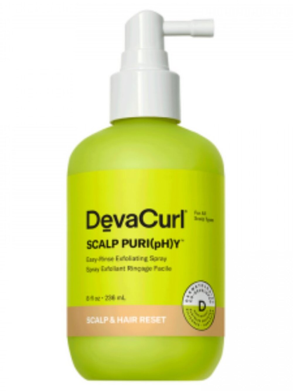 DevaCurl Scalp Purify Exfoliating Spray 8 Oz